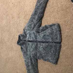 reversible north face. Fur on one side.